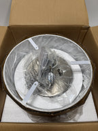 Progress Lighting P3713-09 Inspire Two-Light Flush Mount, Brushed Nickel