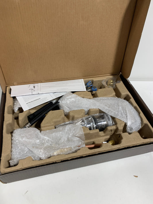 Drea 8 in. Widespread Double Handle Bathroom Faucet in Chrome