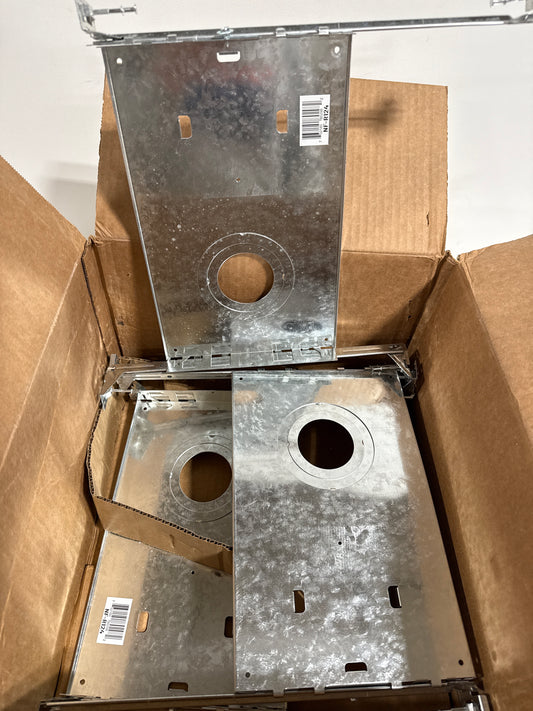 3 x Nora Lighting NF-R124 Universal New Construction Frame-in for Iolite Can Less Trim