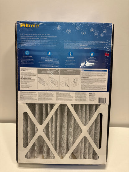 Filtrete Air Filter 5”, MPR 1900 MERV 13, Premium Allergen, Bacteria and Virus Filter, Electrostatic Air Cleaning Deep Pleat Filter