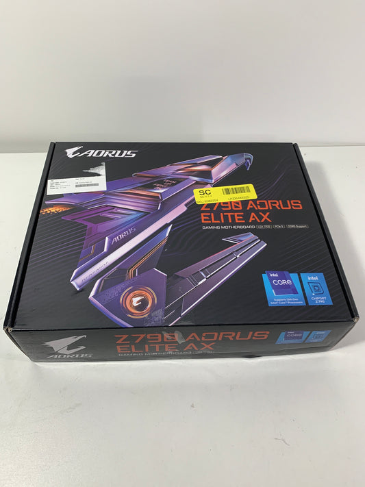 GIGABYTE - Z790 AORUS ELITE AX (Socket LGA 1700) Intel Z790 ATX DDR5 Wi-Fi 6E Motherboard - Black