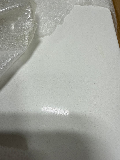 Kohler K-25814 4" X 24" Quartz Backsplash Pure White