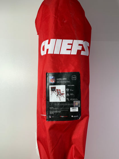 NFL Hard Arm Folding Tailgate Chair Kansas City Chiefs