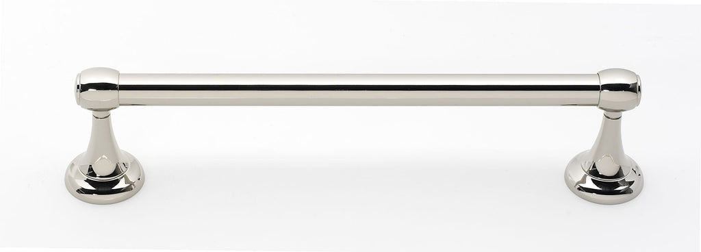 Alno A6620-12 Royale 12" Wide Traditional Solid Brass Bathroom Towel Bar Polished Nickel