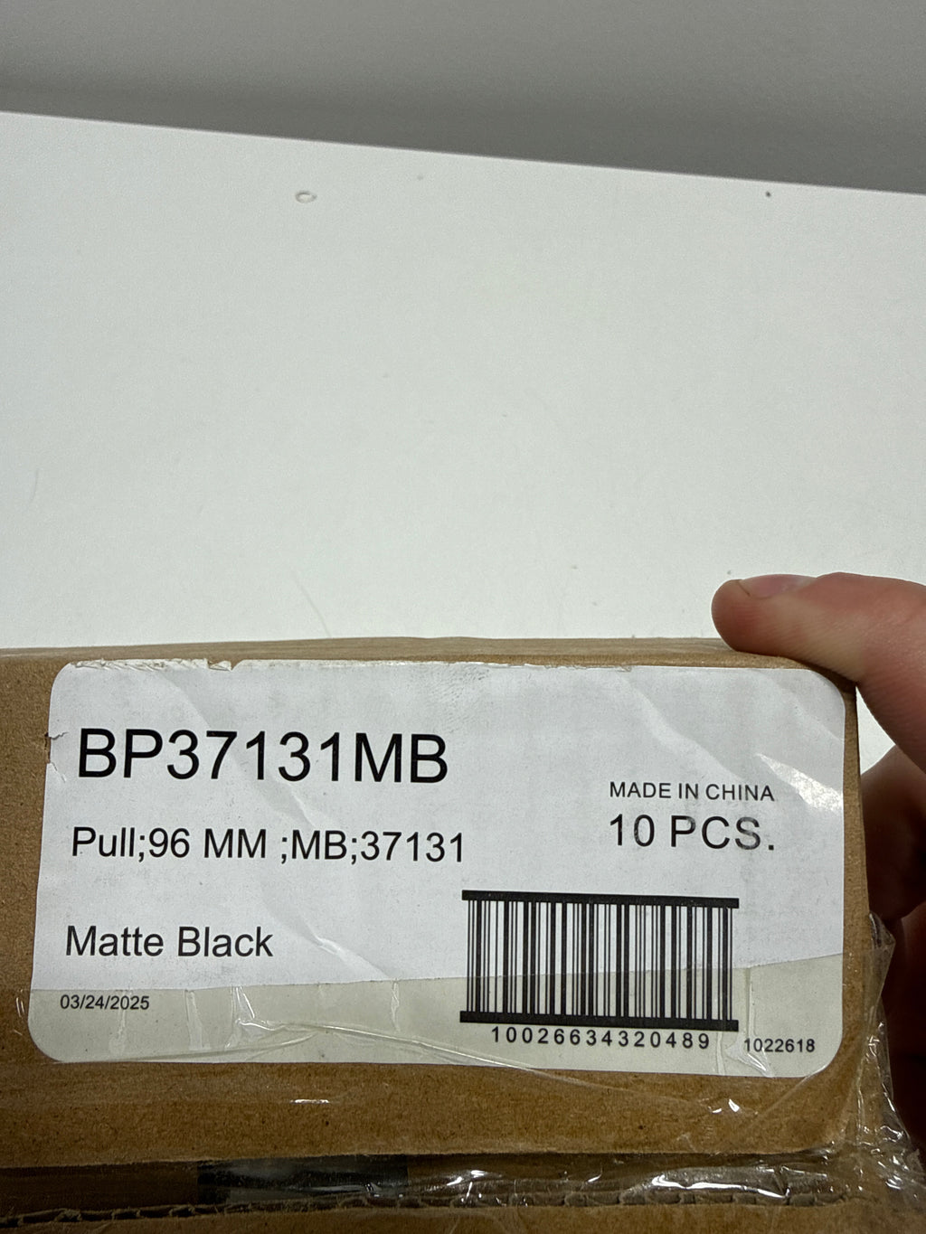 10 x Amerock A37131 MB 96 Mm Cityscape Cabinet Pull - Matte Black