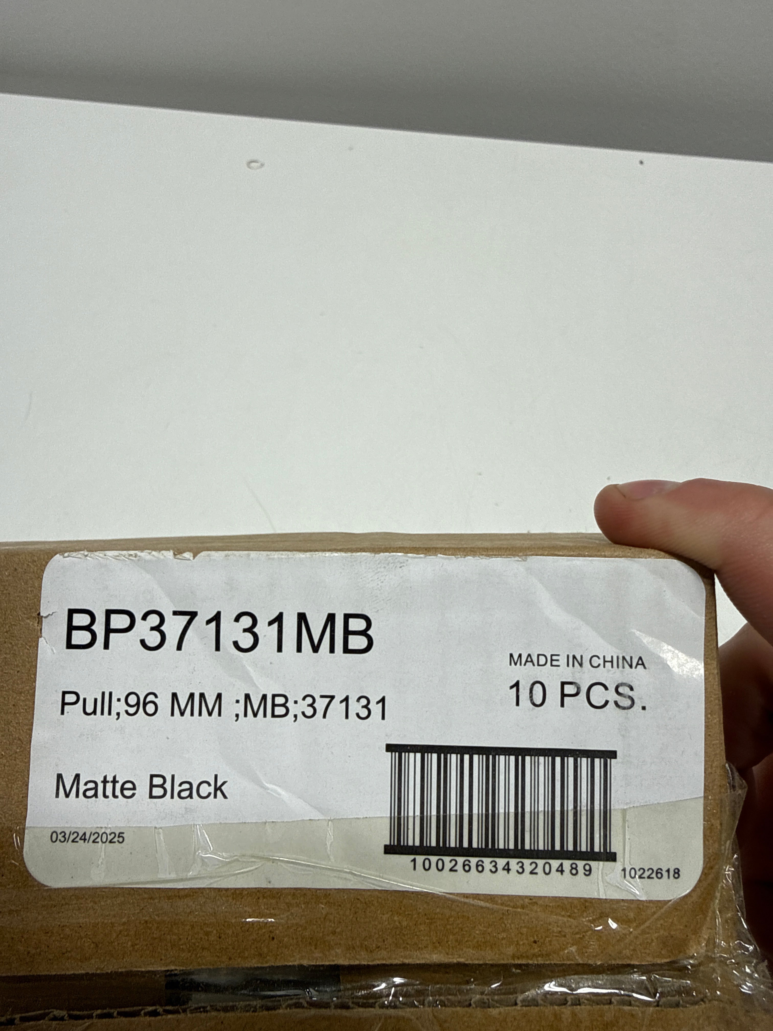 10 x Amerock A37131 MB 96 Mm Cityscape Cabinet Pull - Matte Black