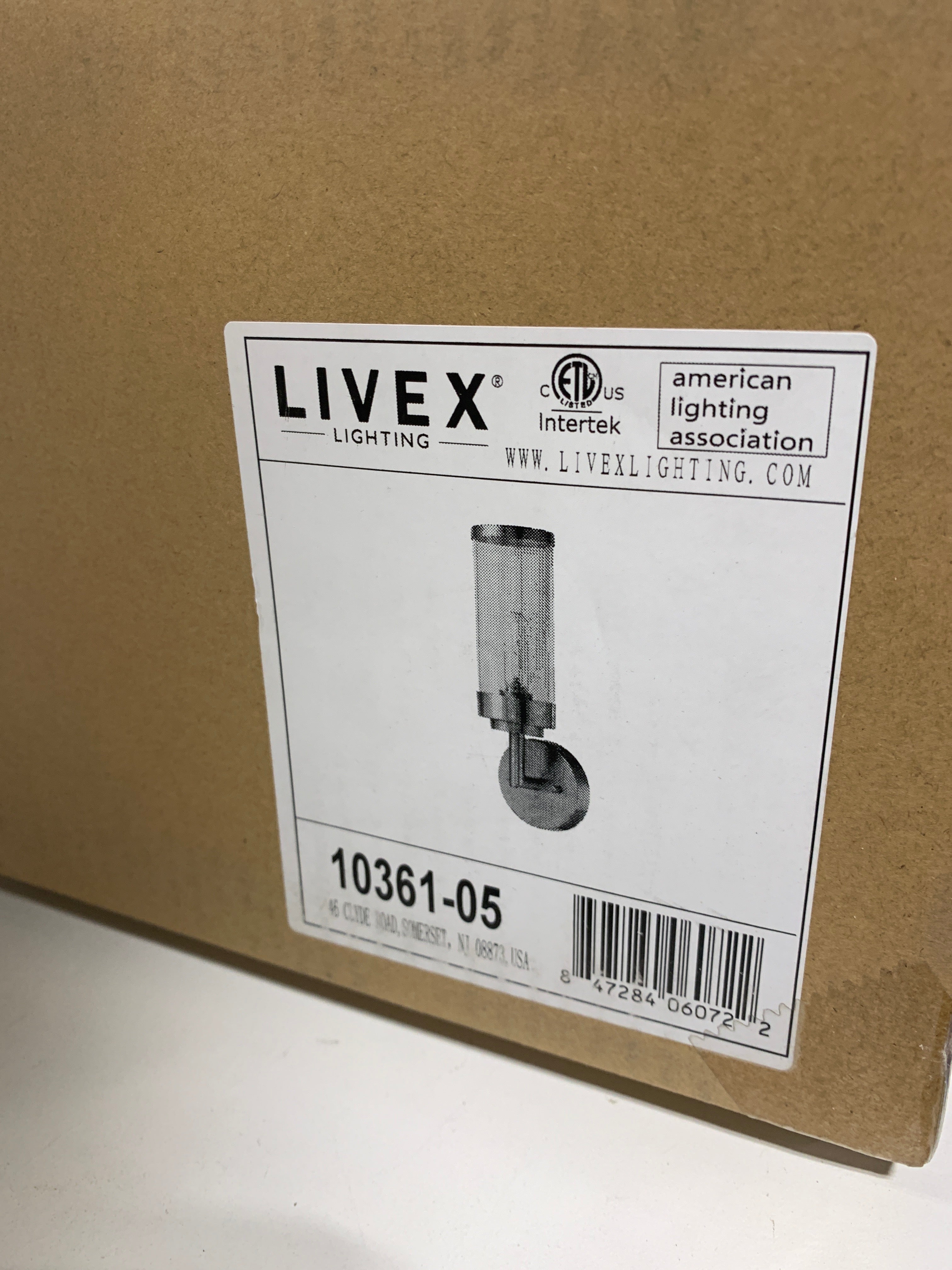 Livex Lighting Hillcrest 15 Inch Wall Sconce Hillcrest - 10361-05 - *Lighting & Electrical