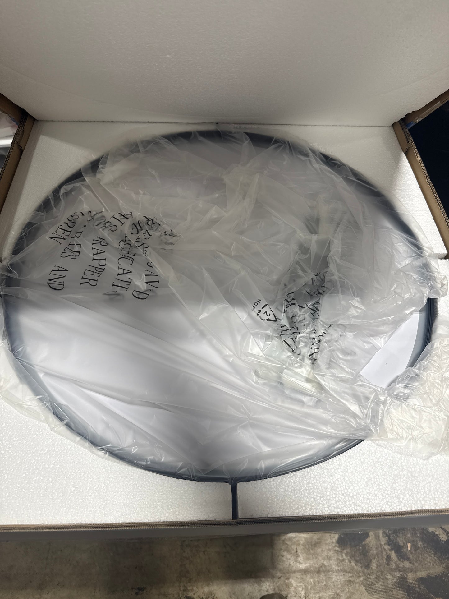 Kohler Essential 22 in. W x 22 in. H Round Framed Wall Mount Bathroom Vanity Mirror in Matte Black