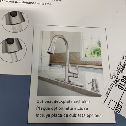 Moen Cadia Pulldown Kitchen Faucet 87869SRS | Spot Resist Stainless Finish