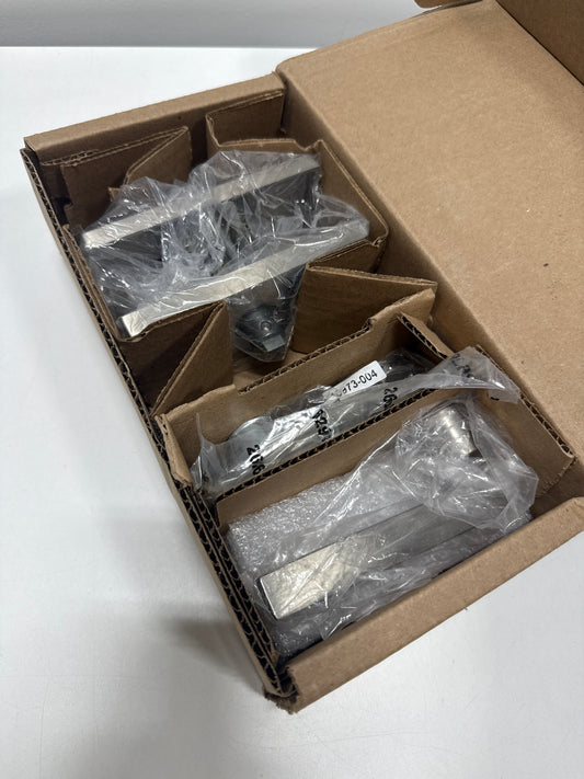 Scratched Baldwin Ps.Squ.Cfr Square Passage Door Lever Set - Nickel - *Headphones & Tech Accessories