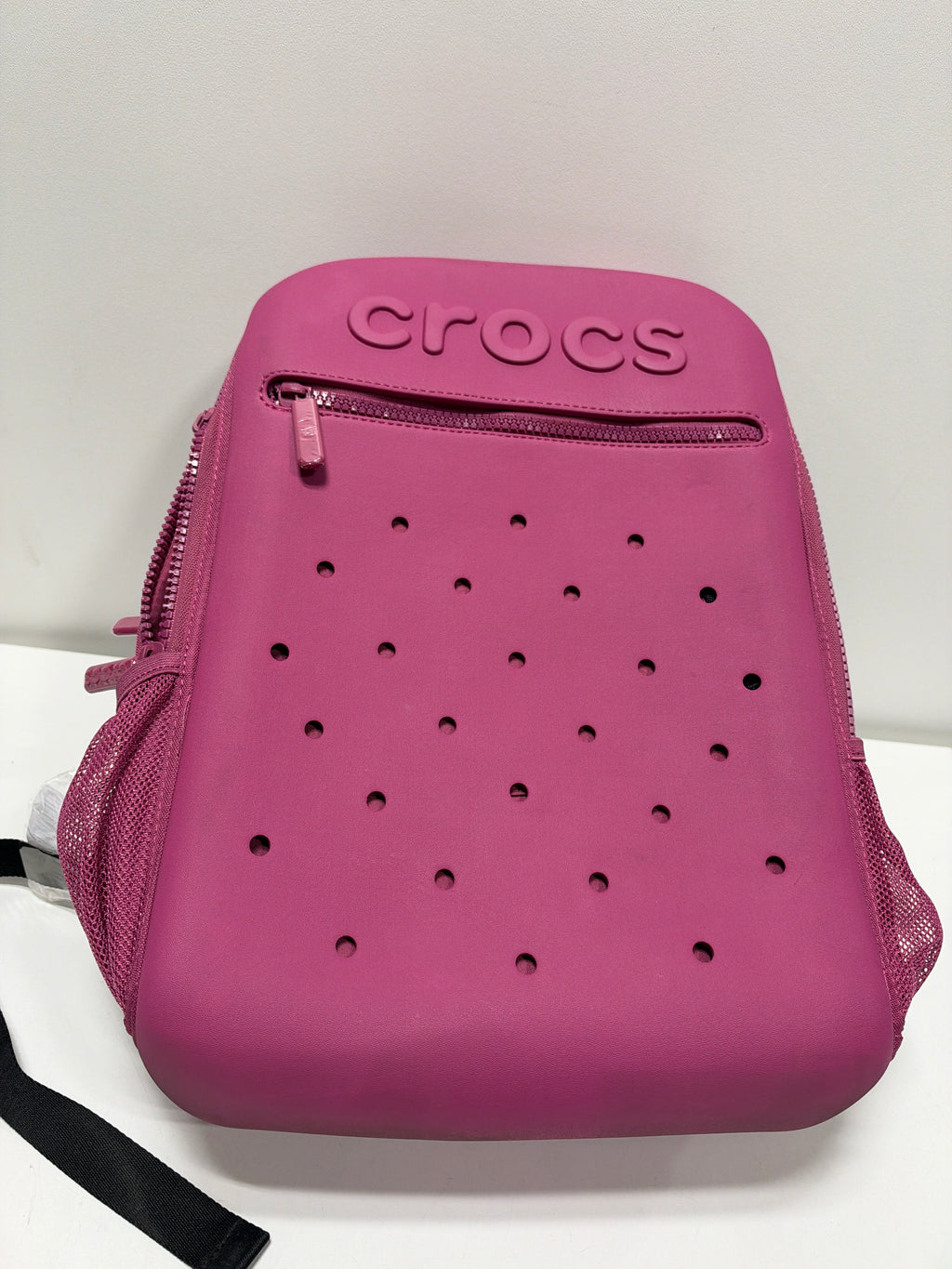 Used See Desc Crocs Black Backpack