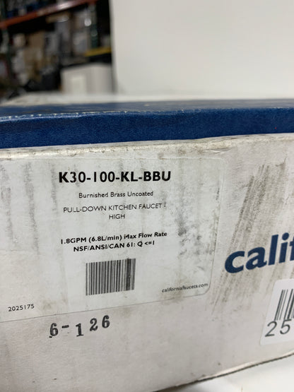 California Faucets Descanso Pull-Down Kitchen Faucet K30-100-KL-BBU