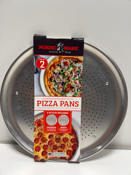 2  Nordic Ware 16” Pizza Pans