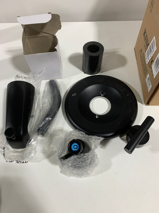 Used Kingston Brass KB663.CML Manhattan Tub and Shower Trim Package