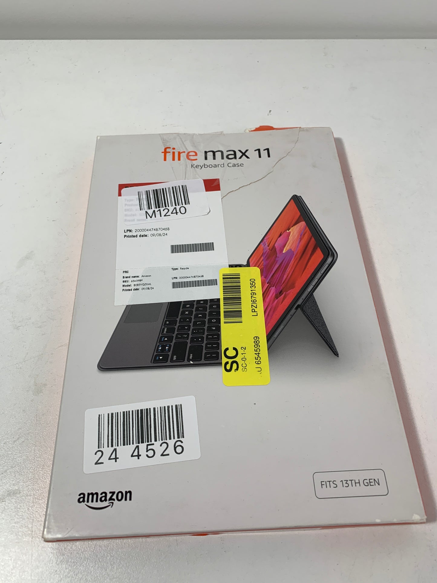 Amazon Fire Max 11 Keyboard Case - Gray