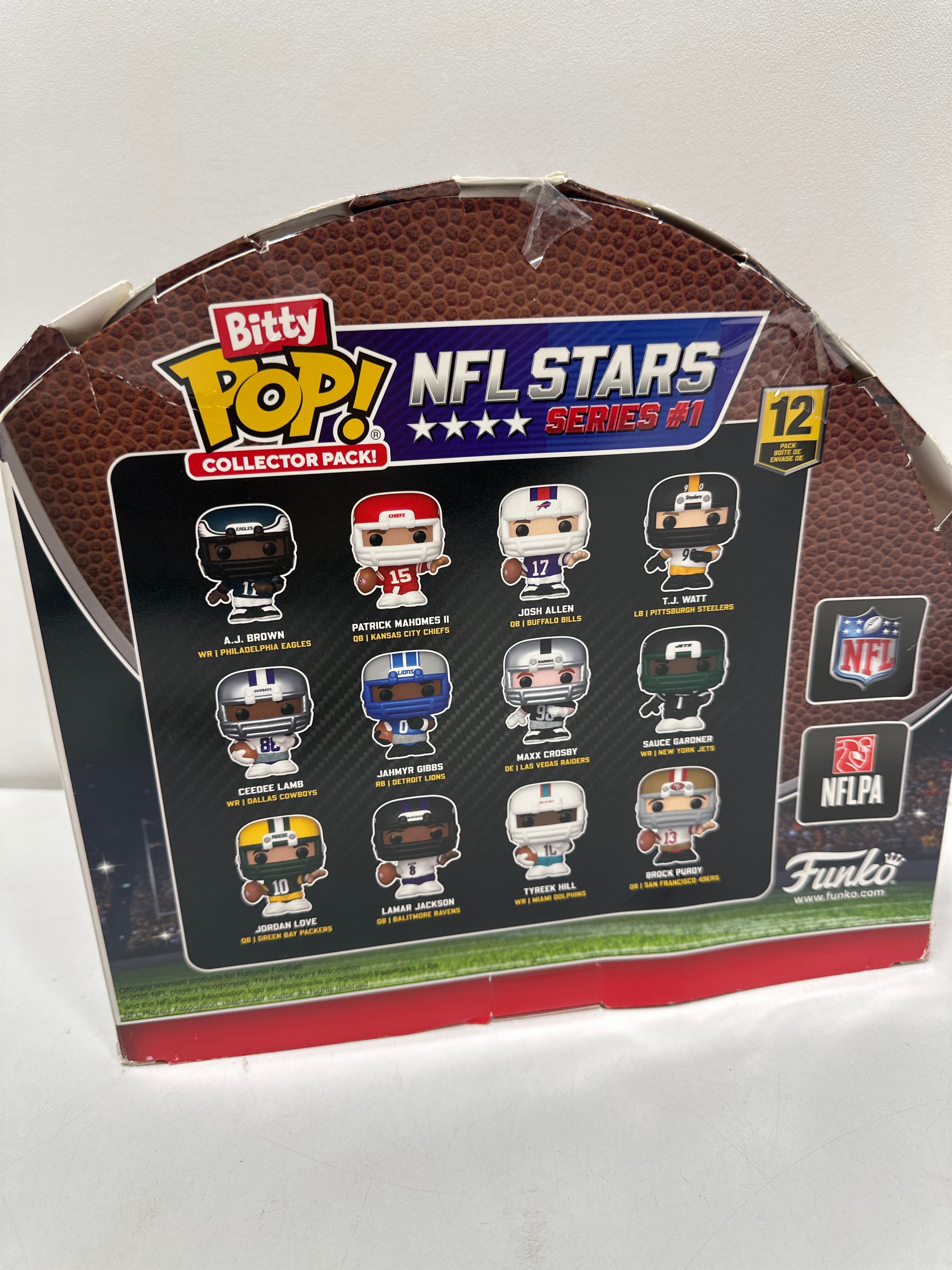 Funko Bitty Pop! NFL Stars Series #1 Collector Set of 12 Figures