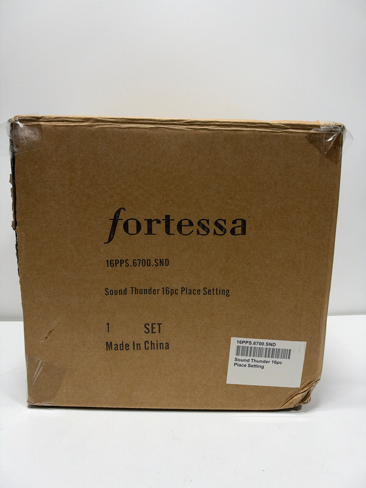 Fortessa Sound Thunder 16-piece Dinnerware Set