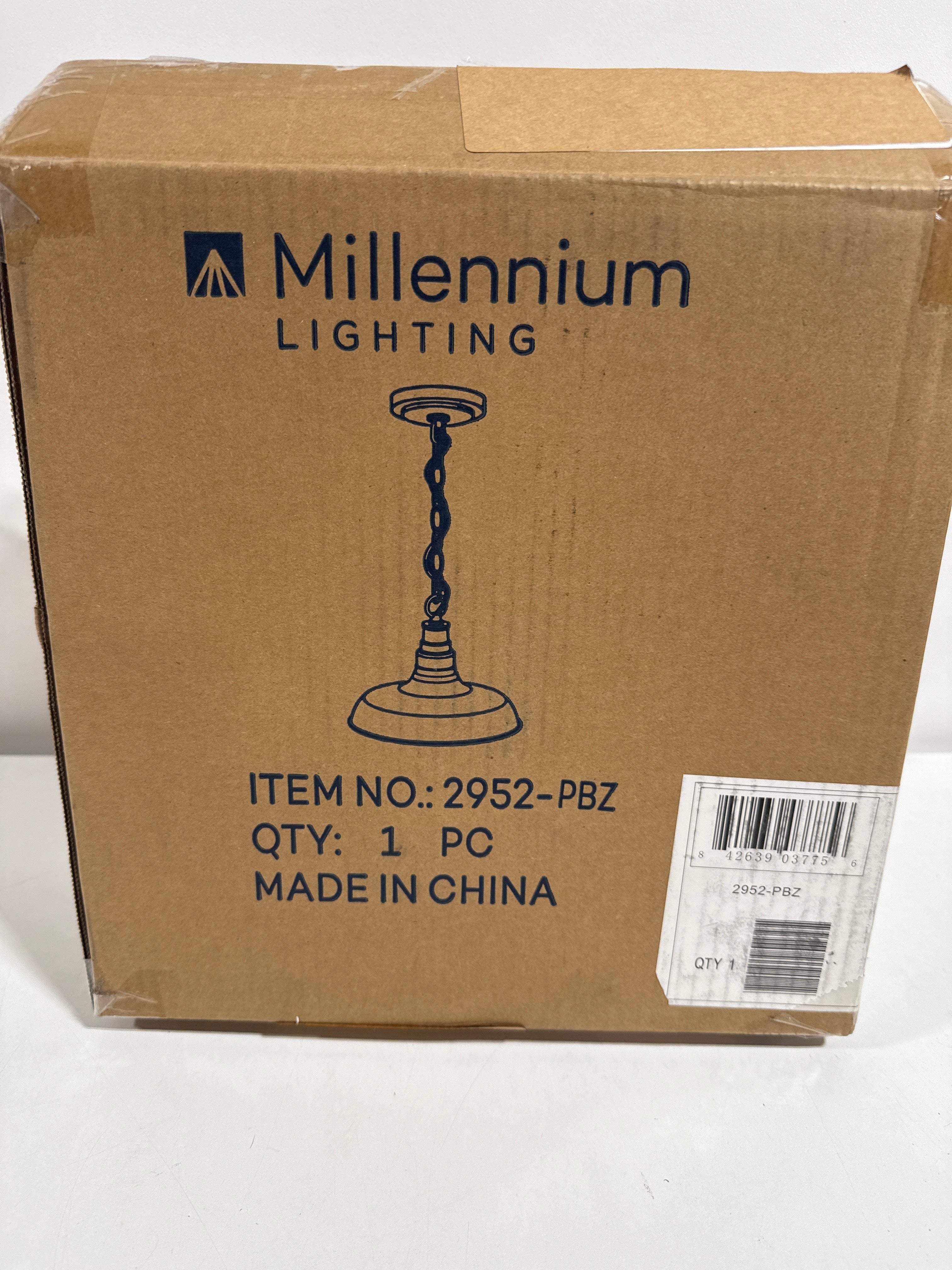 Millennium Lighting 73 Inch Tall Outdoor Hanging Lantern - 2952-PBZ - Transitional - *Lighting & Electrical
