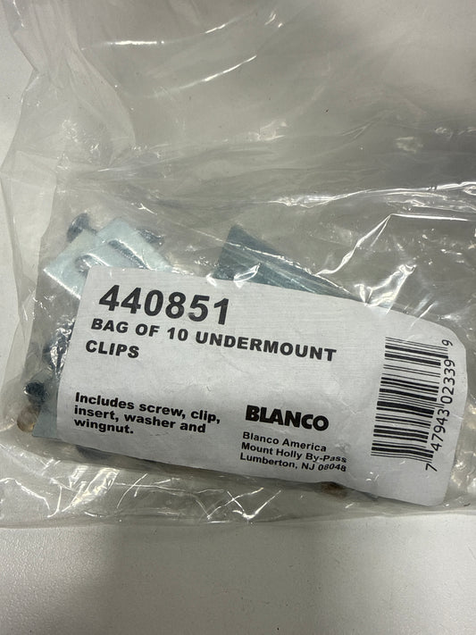 10 x Blanco 440851 Under mount Sink Clips