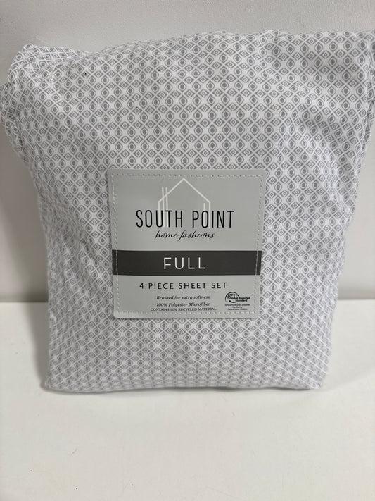 4-Piece Printed Sheet Set - Full| 17" Extra Deep | Cool, Crisp, Breathable Bed Sheets - Brushed for Softness