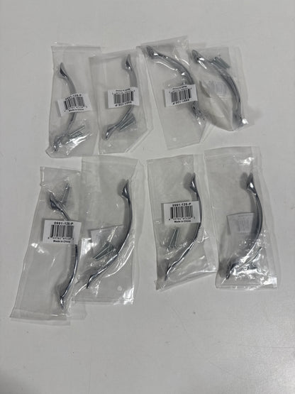 8 x Berenson 0991 Advantage 3-13/16 Inch Center to Center Arch Cabinet Pull Polished Chrome