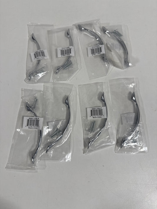 8 x Berenson 0991 Advantage 3-13/16 Inch Center to Center Arch Cabinet Pull Polished Chrome