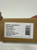 Miseno Mdh4582 4-1/2 X 4-1/2 Ball Bearing Square Corner Door Hinge - Nickel