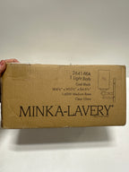 Minka Lavery 2641 Binsly 1 Light 11 Tall Bathroom Sconce - Coal