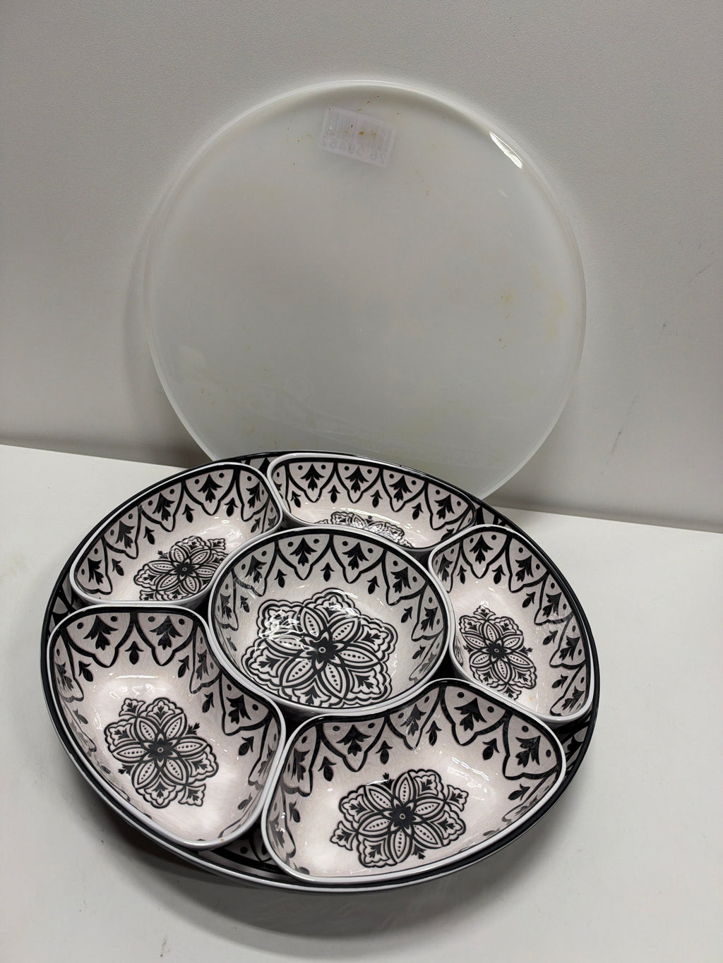 Kirkland 7-piece Melamine Lazy Susan with Cover