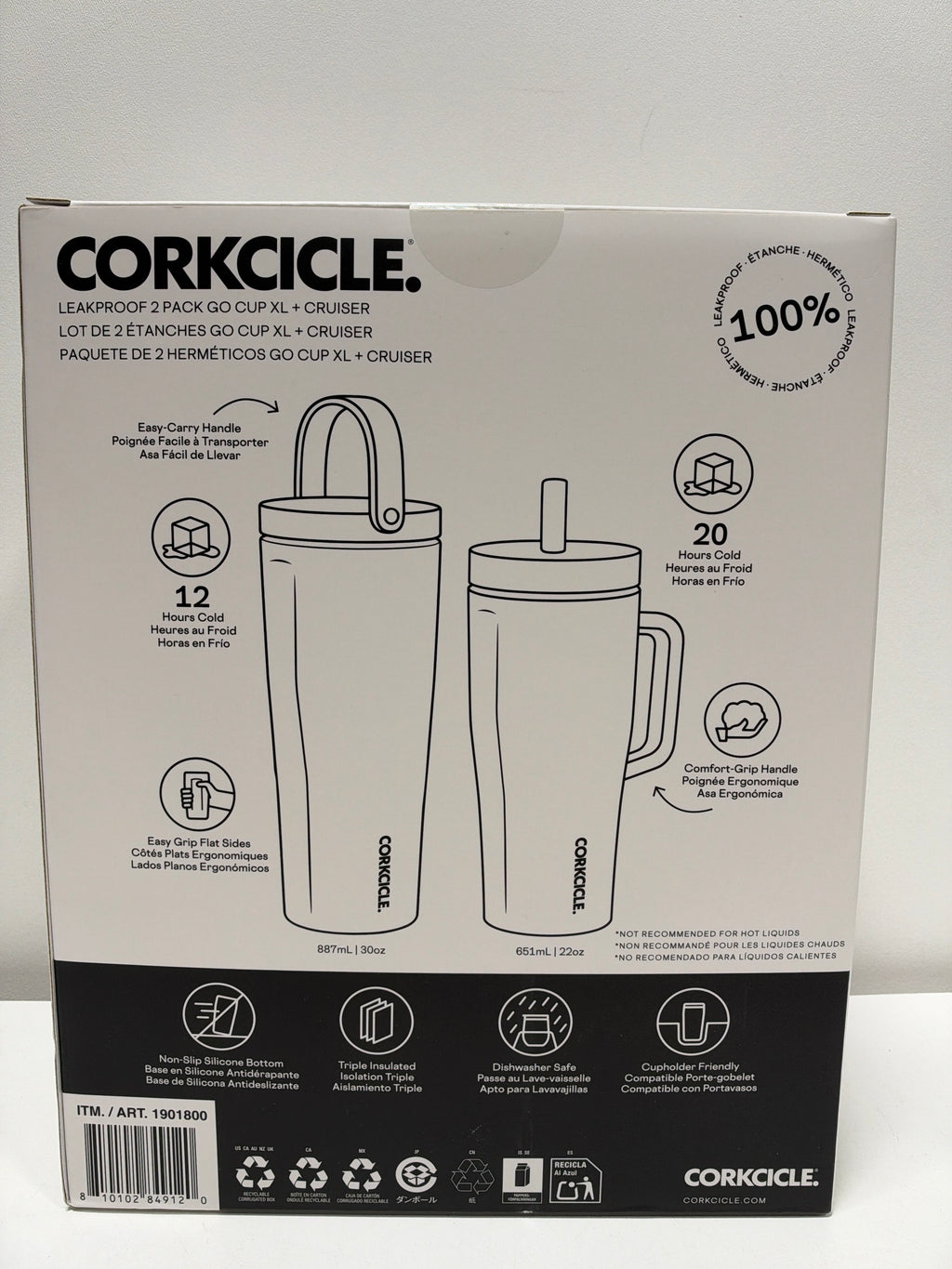 Corkcicle Cruiser and Go Cup 2-Pack