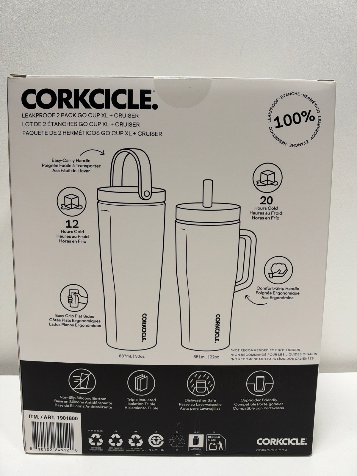 Corkcicle Cruiser and Go Cup 2-Pack
