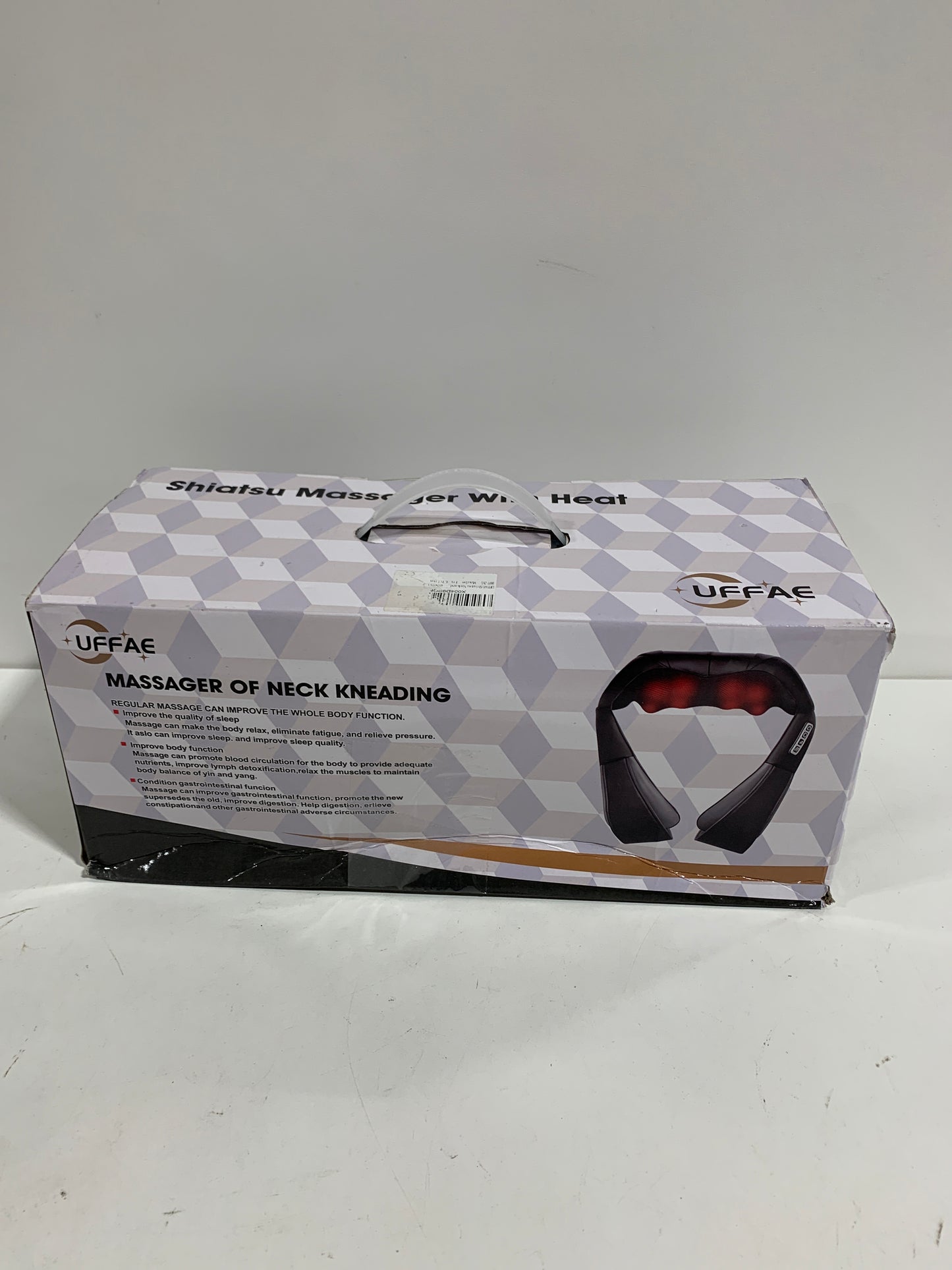 Shiatsu Neck and Back Massager with Heat, Electric Deep Tissue Kneading Neck and Shoulder Massage, Best Gifts for Women Men Mom Dad Mothers Fathers Day Birthday Gift (NOT Cordless)