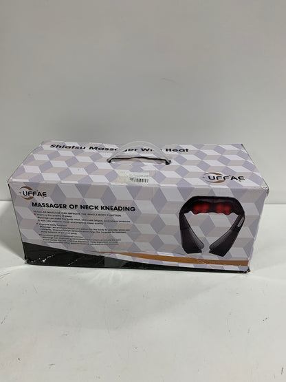 Shiatsu Neck and Back Massager with Heat, Electric Deep Tissue Kneading Neck and Shoulder Massage, Best Gifts for Women Men Mom Dad Mothers Fathers Day Birthday Gift (NOT Cordless)