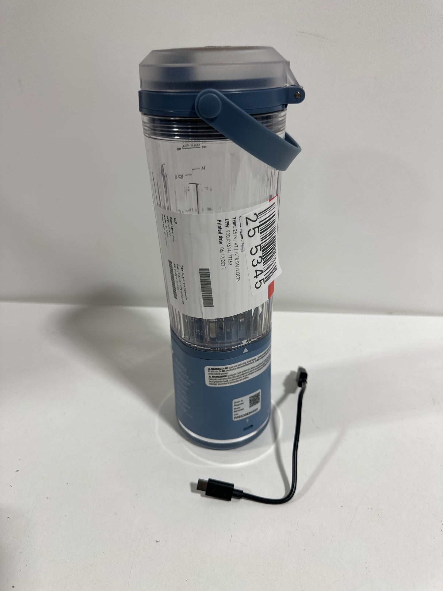 Ninja Blast Portable Blender (BC151NV) - Denim Blue