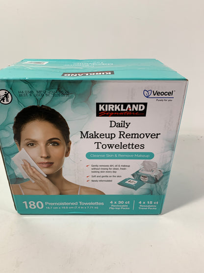 Kirkland Signature Daily Makeup Remover Towelettes 180ct