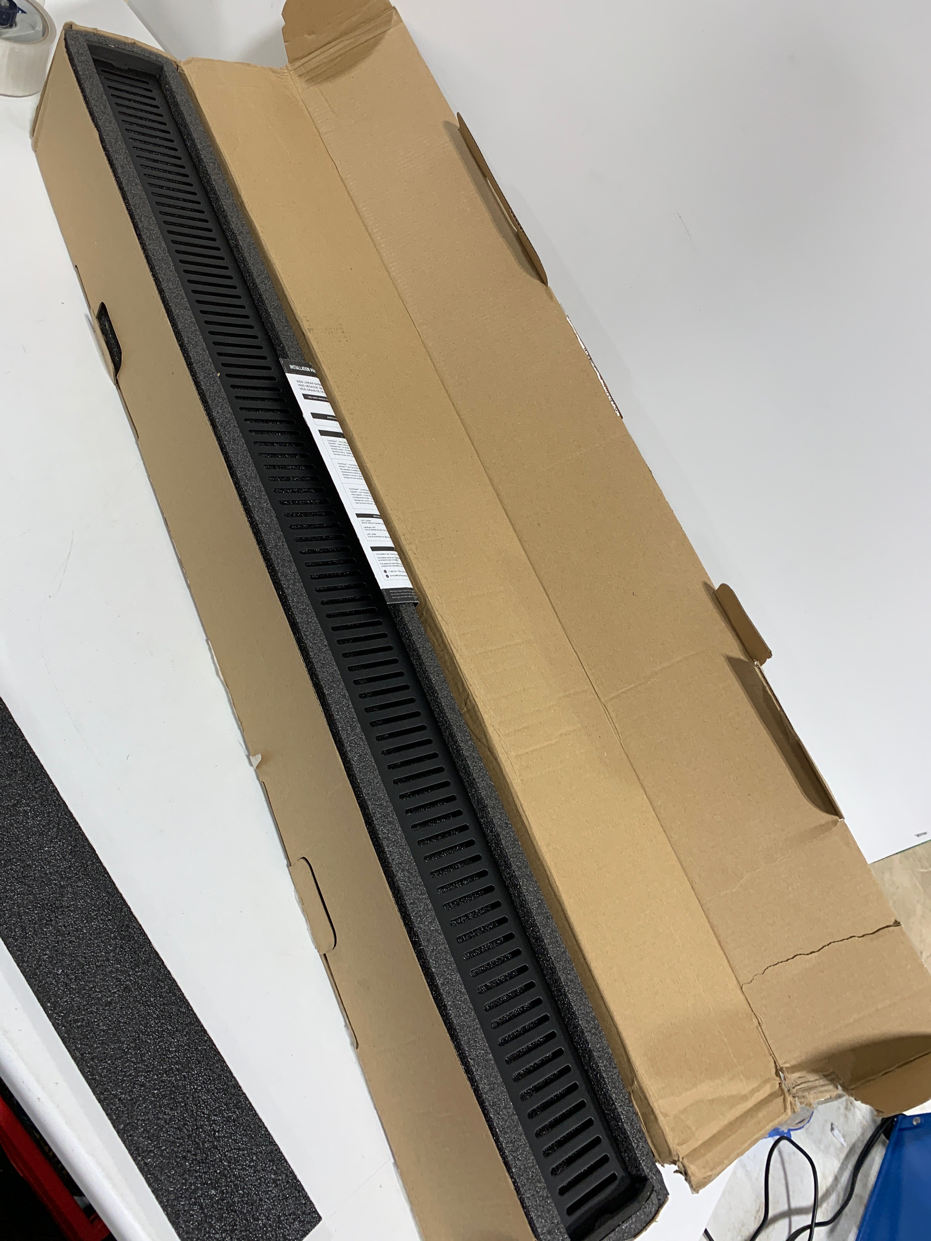 Elan 36 in. Linear Shower Drain in Matte Black - *Plumbing