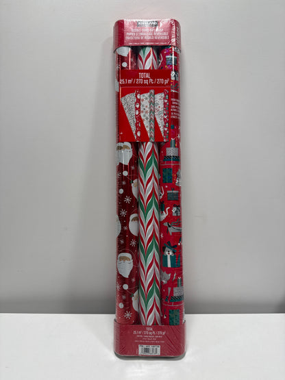 Kirkland Signature Double Sided Wrapping Paper 3-pack - *Christmas & Seasonal