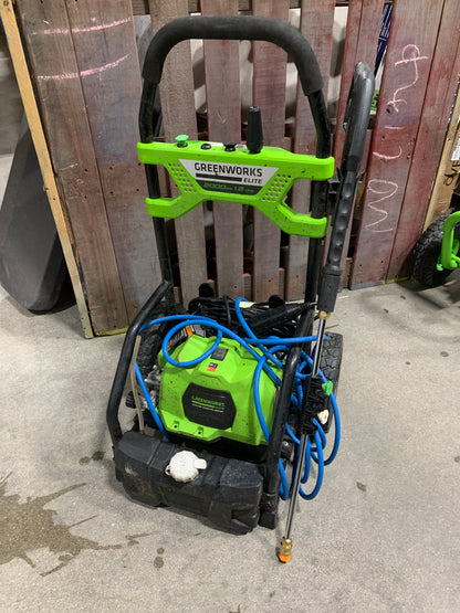 Used Greenworks 2000PSI Electric Pressure Washer with 50’ Anti-Kink Hose