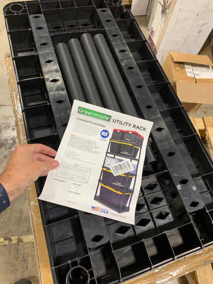 See Desc Greenmade Resin Shelving Utility Rack