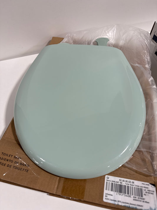 Bemis 200SLOWT Lift-Off Plastic Round Slow-Close Toilet Seat