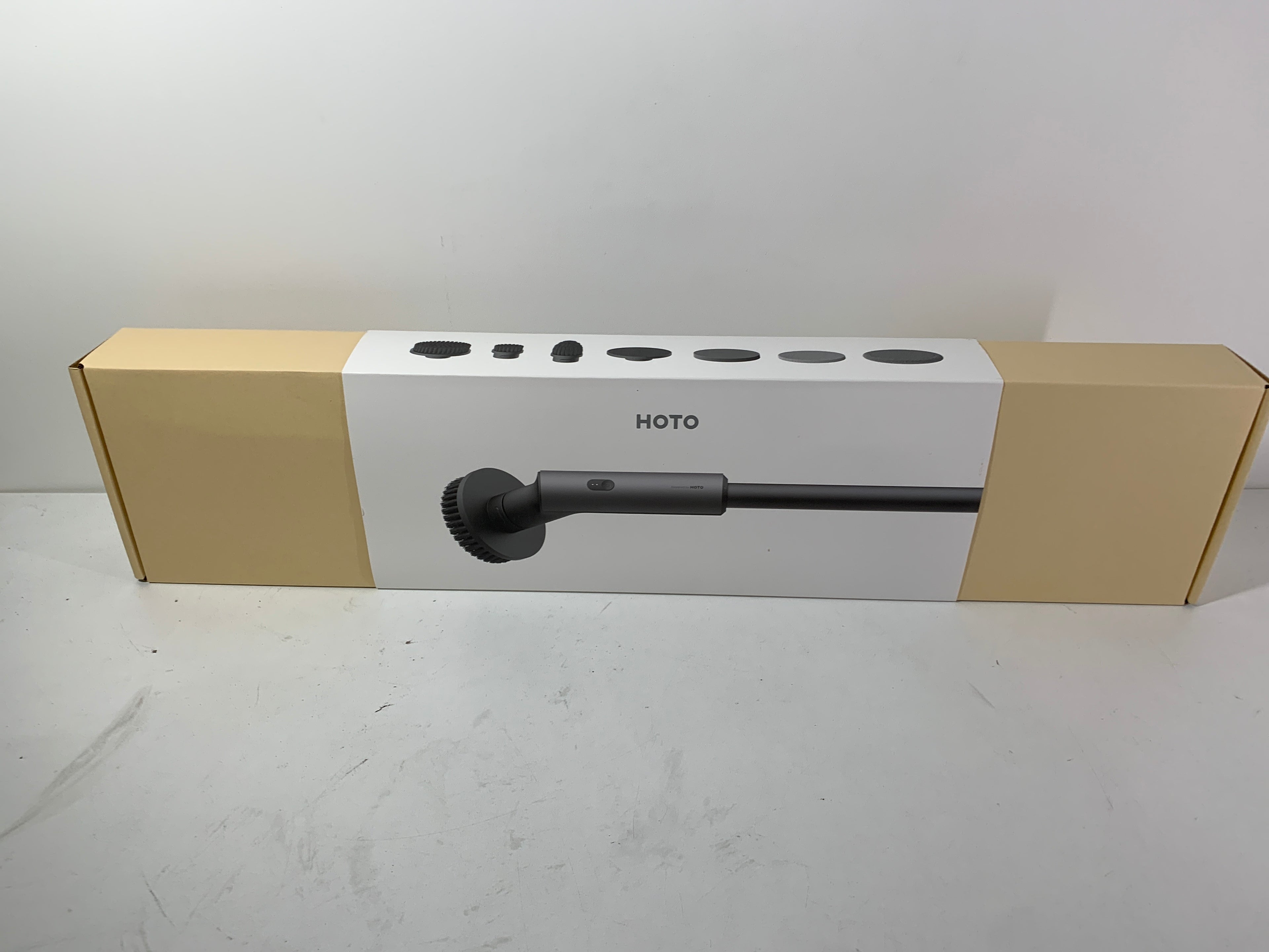 HOTO Cordless Spin Scrubber: 2.5 N·M torque six brush heads IPX7 rated - *Kitchen & Dining