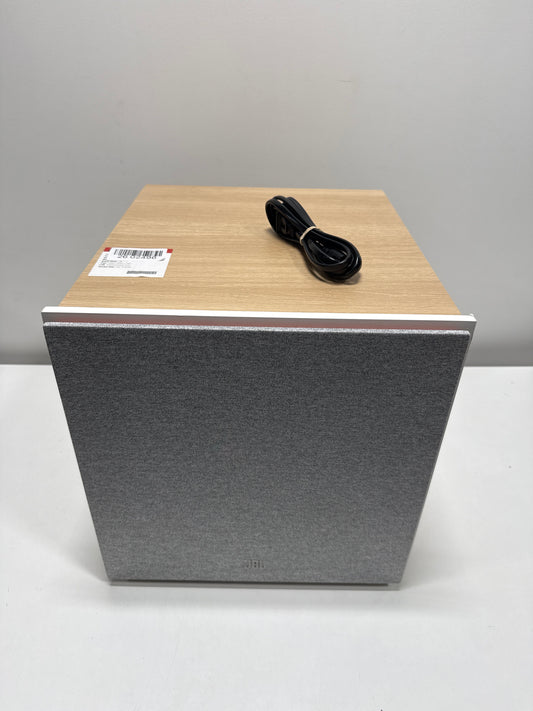 Used JBL - Stage 200P 10-Inch Powered Subwoofer - Latte