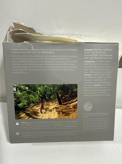 GoPro HB Series ND Filter Kit for HERO13 Black, 4-Pack