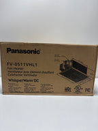 Panasonic Fv-0511vhl1 Whisperwarm Dc Bathroom Fan with Light and Heater - Simplified Ventilation and Heat - 50-80-110 Cfm