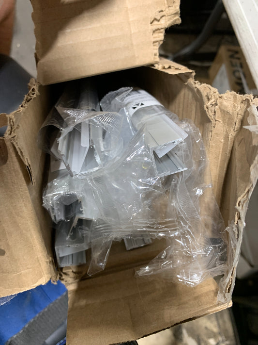 6 American Lighting Hybrid 3 120V Deep Mounting Channel with Lens - Color: Silver - 120-H3-CHAN2-3