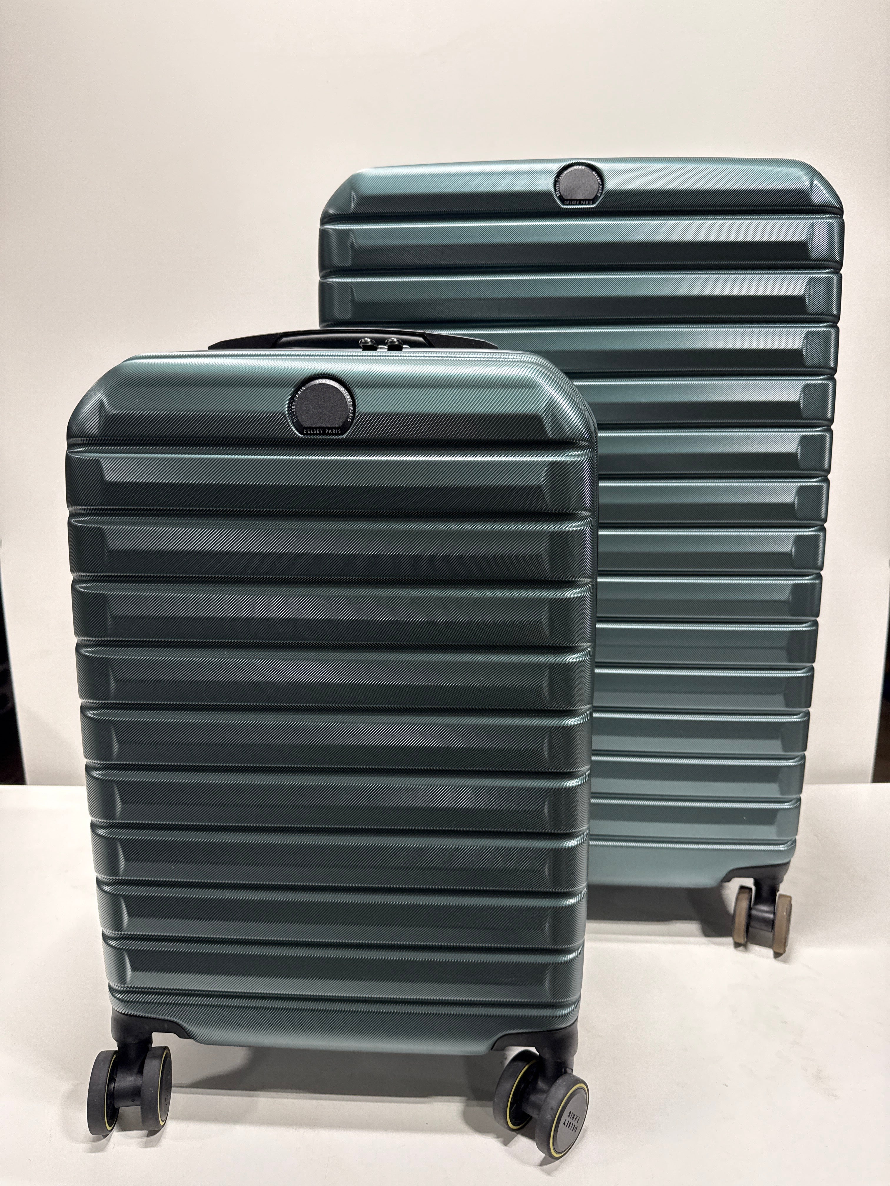 Delsey Paris 2-piece Hardside Luggage Set - Dark Green - *Luggage & Travel
