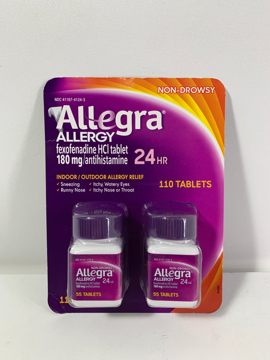 Allegra 24 Hour Allergy Relief 180mg (110 Count)