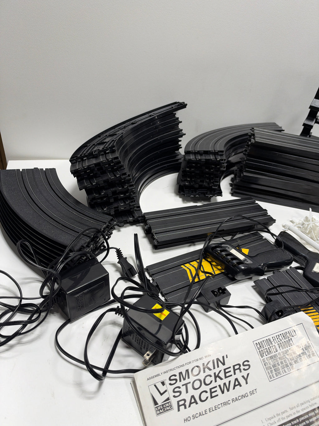 Used Life-Like Racing Smokin Stockers Raceway Set HO Scale