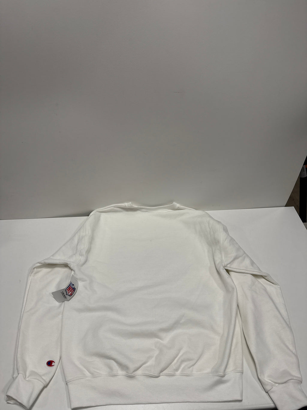 NFL Dallas Cowboys Men's Champion White Crewneck Fleece Sweatshirt