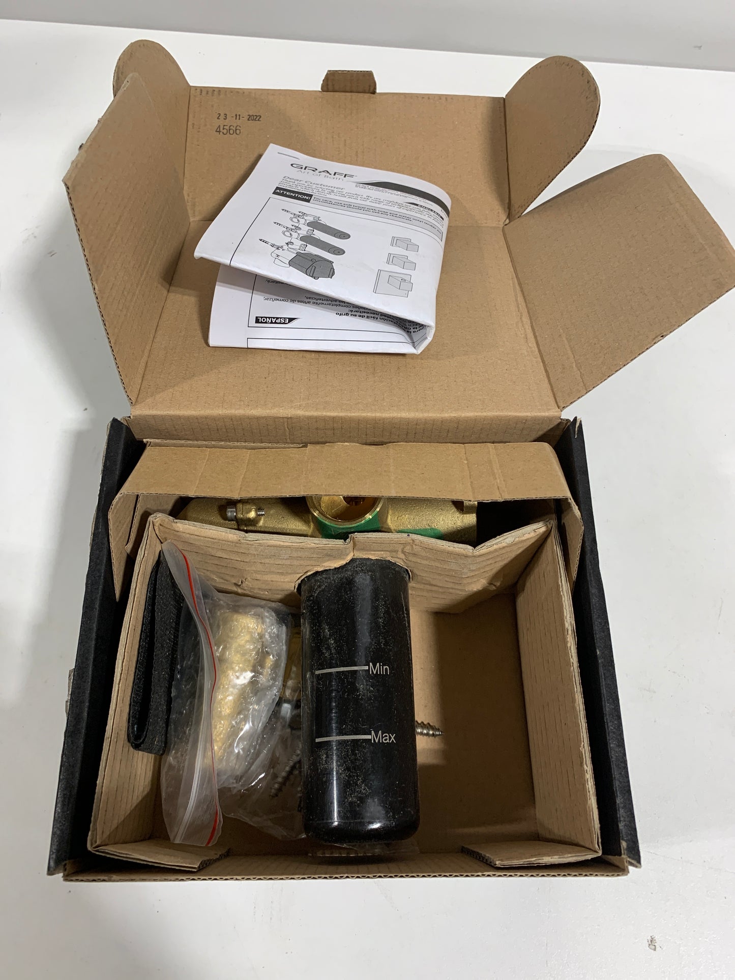 Graff G-8052 3/4" Two-Way Diverter Volume Control Rough in Valve